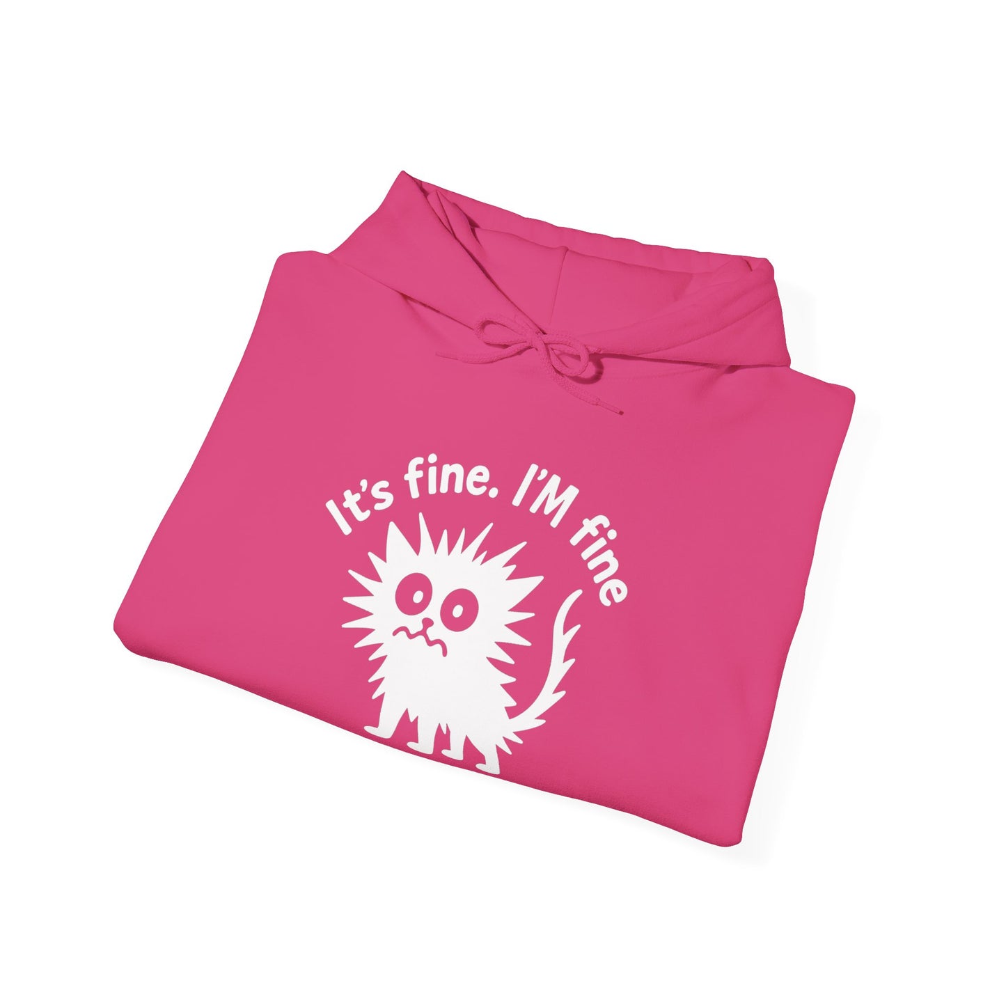 Stressed Cat Hoodie | It's Fine. I'm Fine. Everything's Fine Sweatshirt