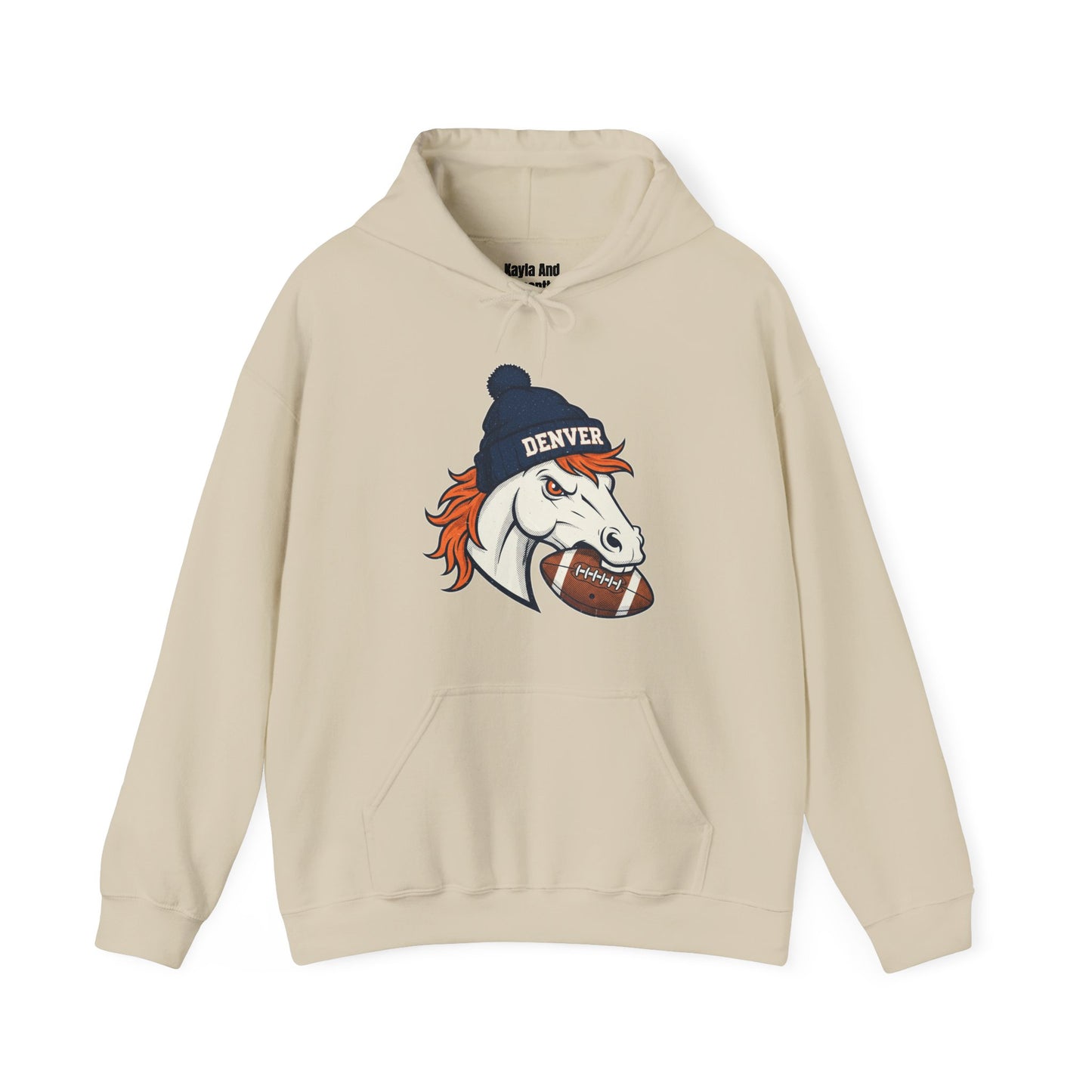 Denver Football Hoodie | Retro Vintage Design Sweatshirt For Sports Fans