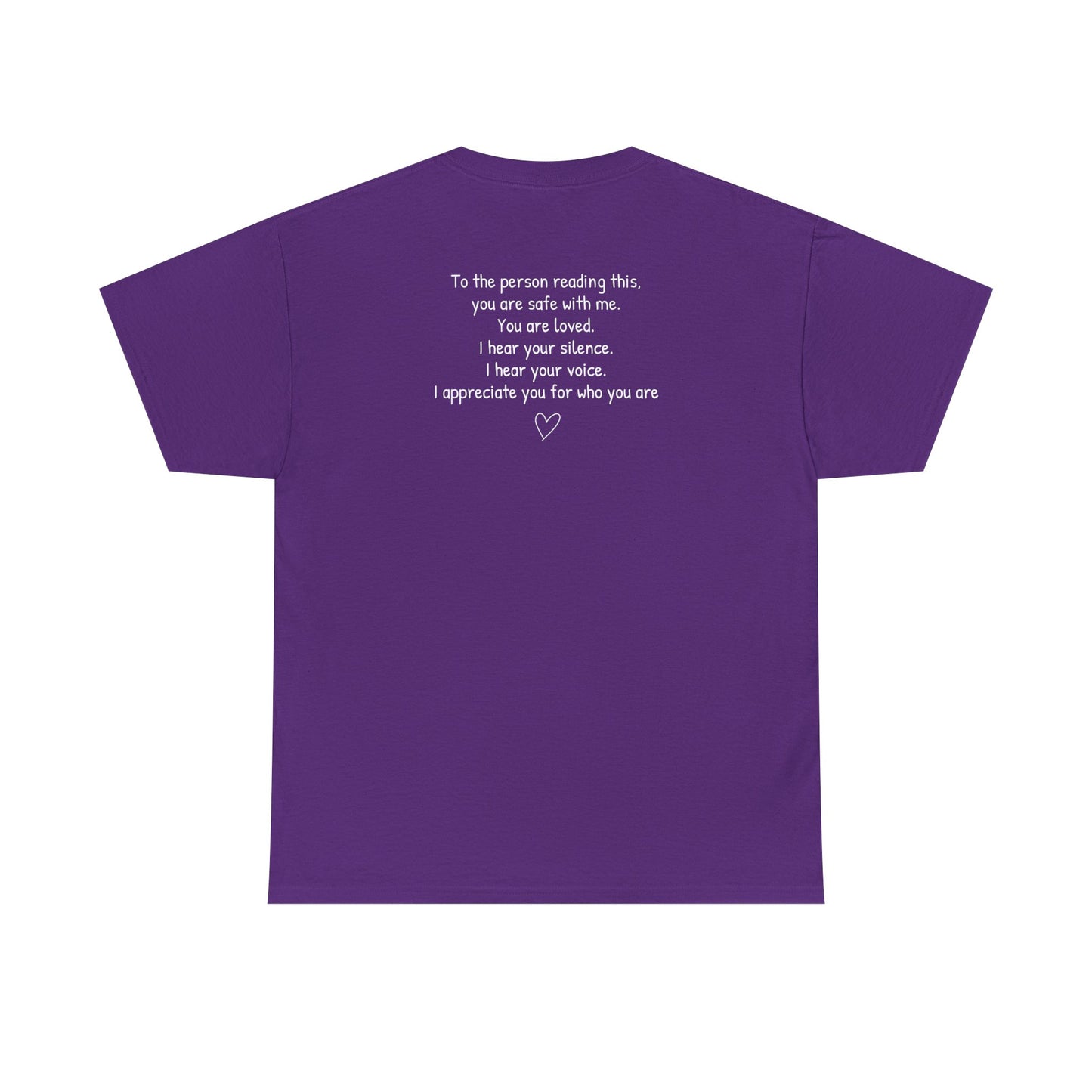 SAFE PLACE T-shirt – “You Are Safe With Me” Mental Health Tee