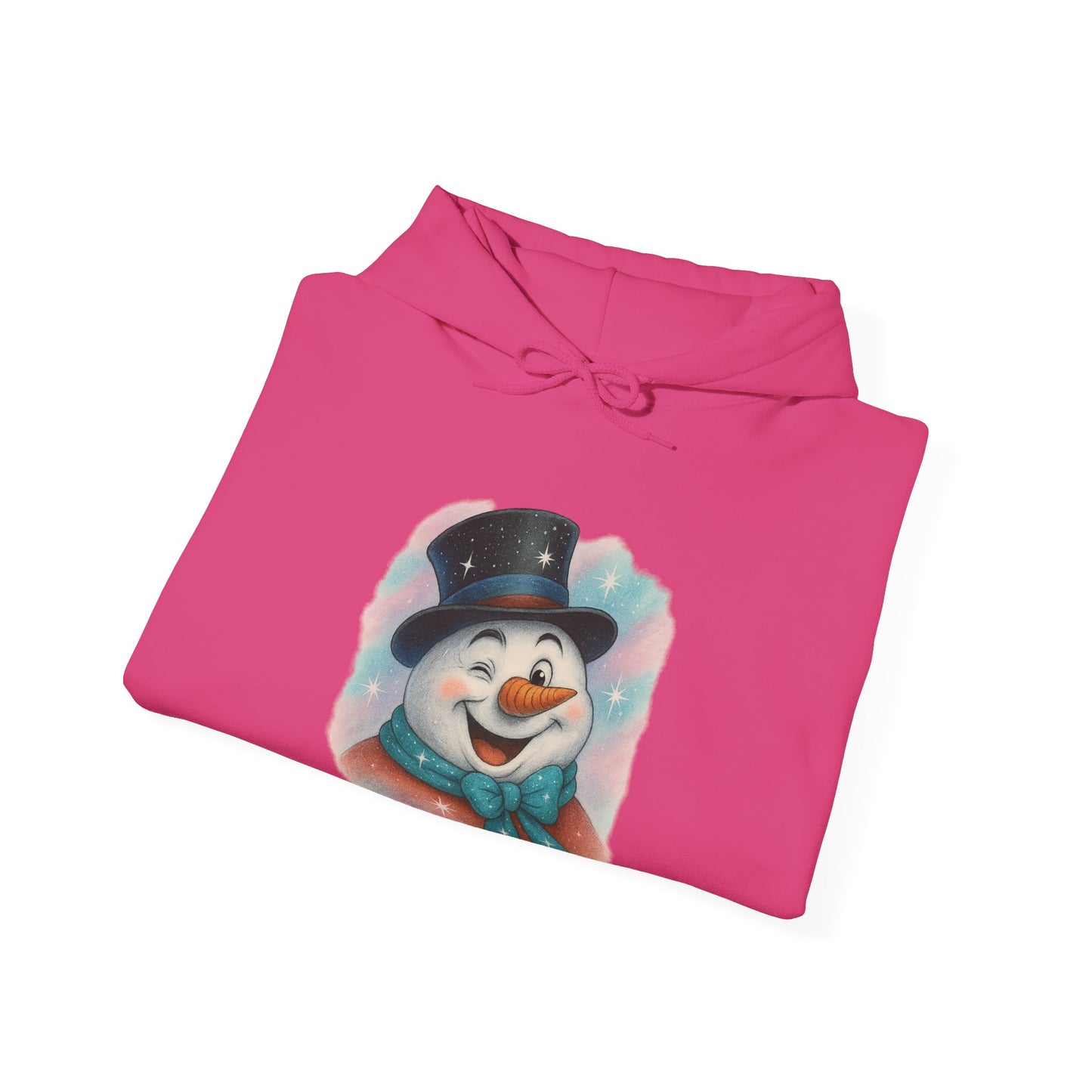 Winking Snowman Christmas Hoodie | Cute Holiday Sweater