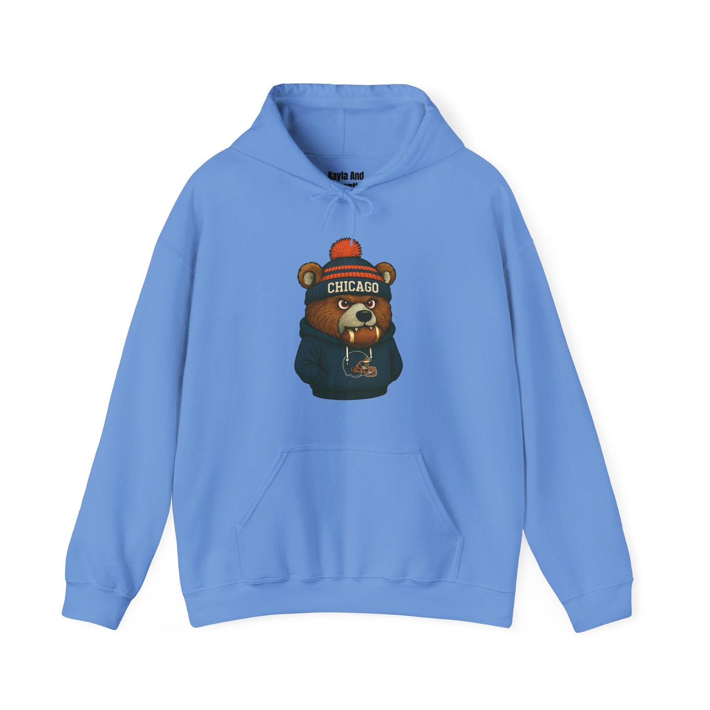 Chicago Football Hoodie | Retro Vintage Design Sweatshirt For Sports Fans