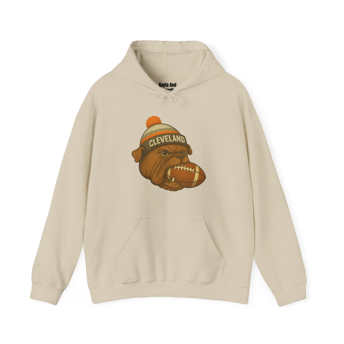 Cleveland Football Hoodie | Retro Vintage Design Sweatshirt For Sports Fans