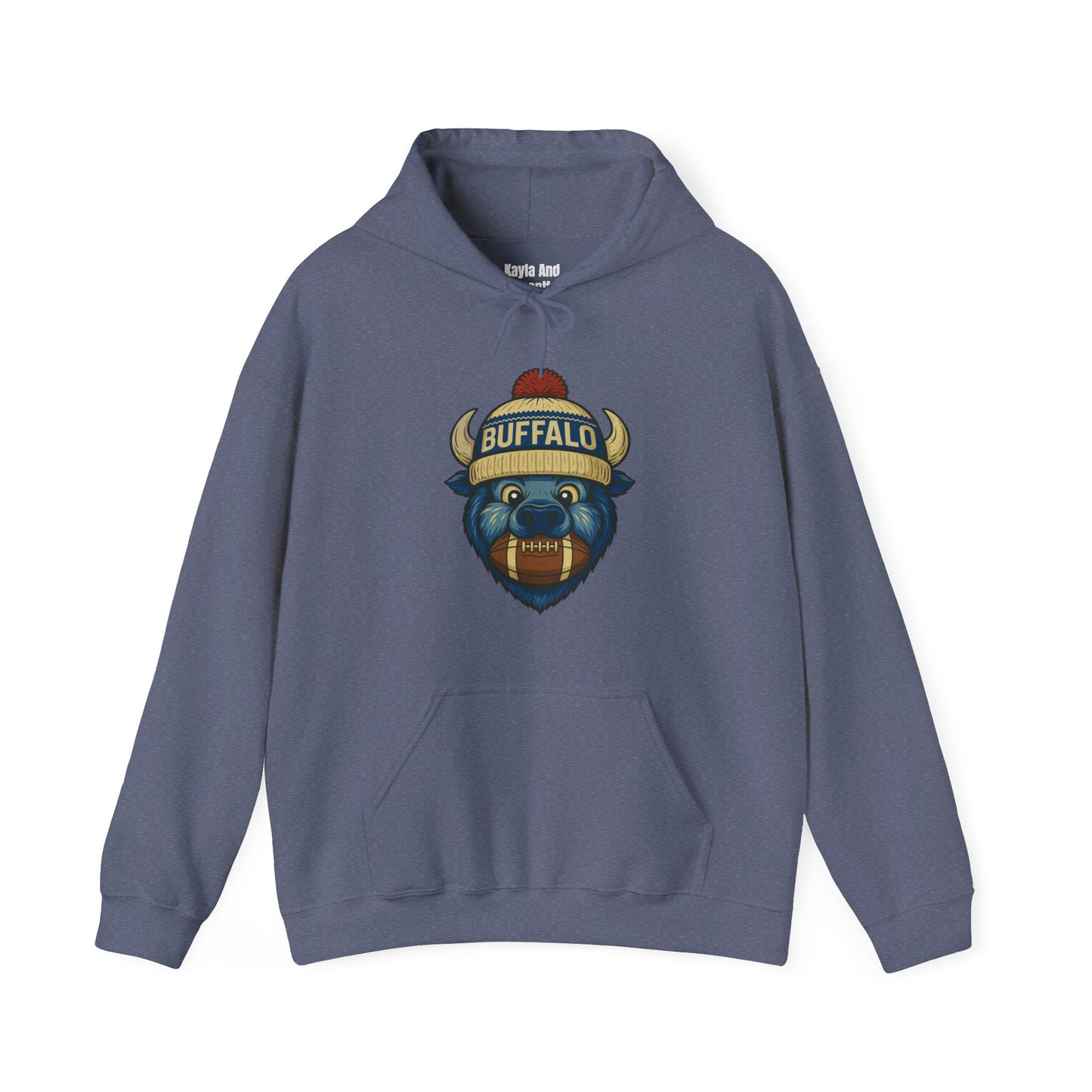 Buffalo Football Hoodie | Retro Vintage Design Sweatshirt For Sports Fans
