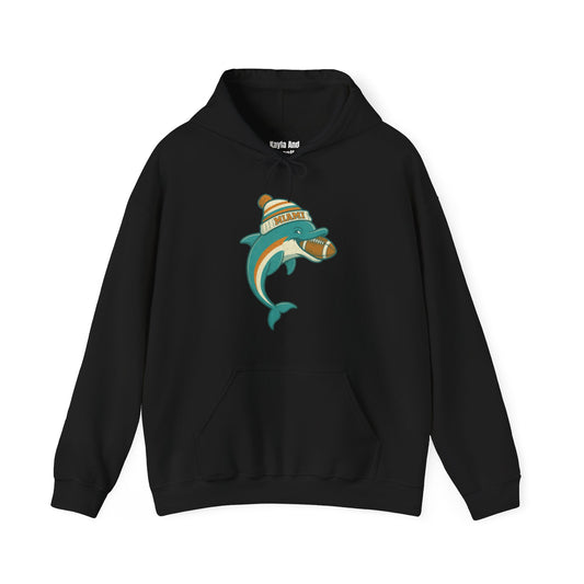 Miami Football Hoodie | Retro Vintage Design Sweatshirt For Sports Fans