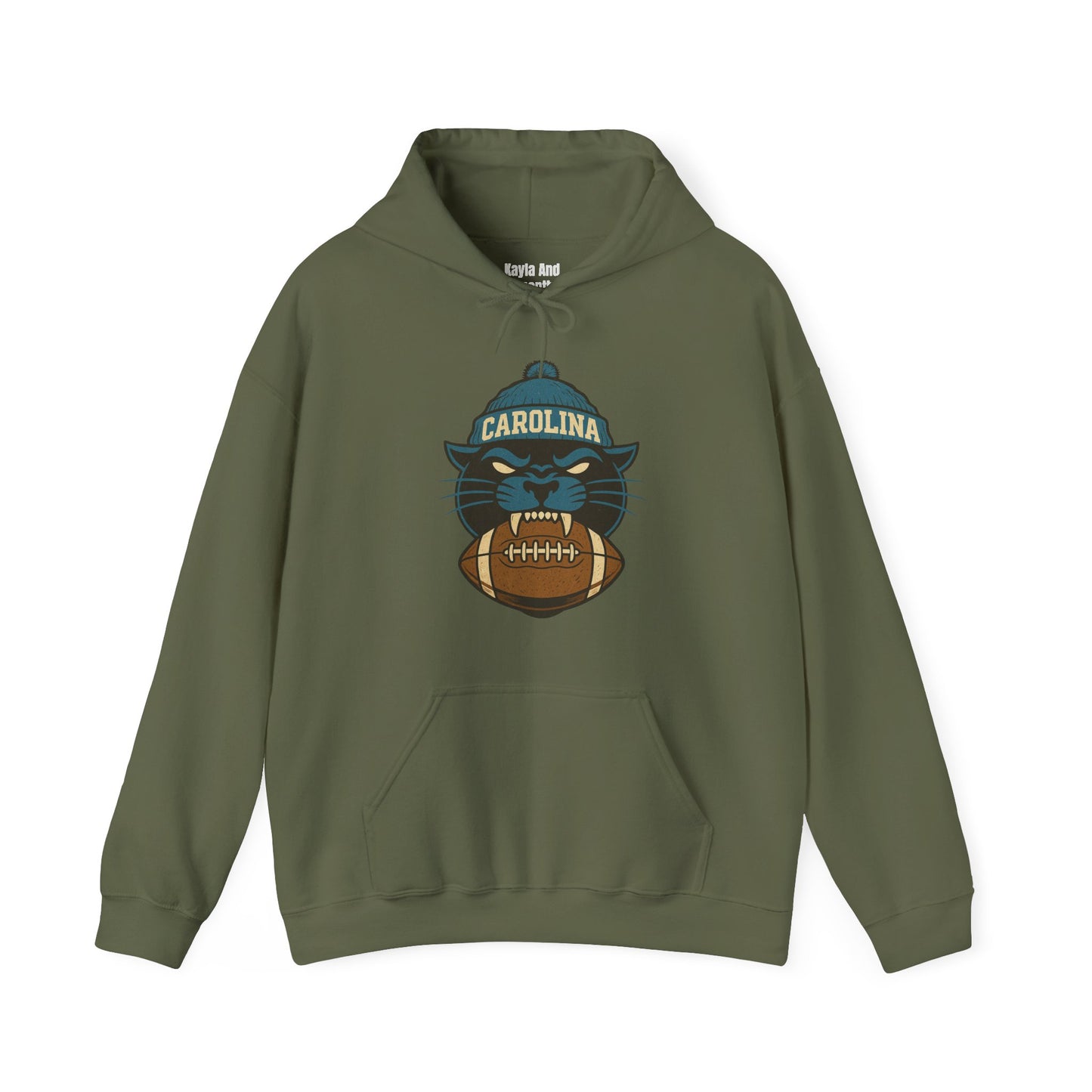 Carolina Football Hoodie | Retro Vintage Design Sweatshirt For Sports Fans
