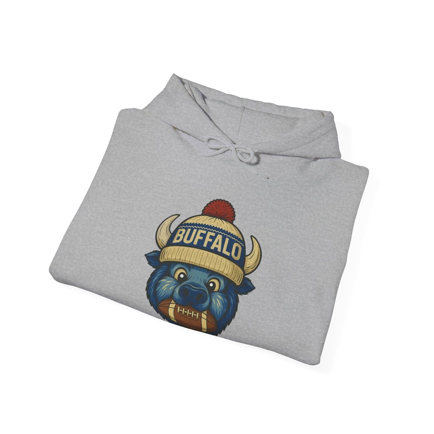 Buffalo Football Hoodie | Retro Vintage Design Sweatshirt For Sports Fans