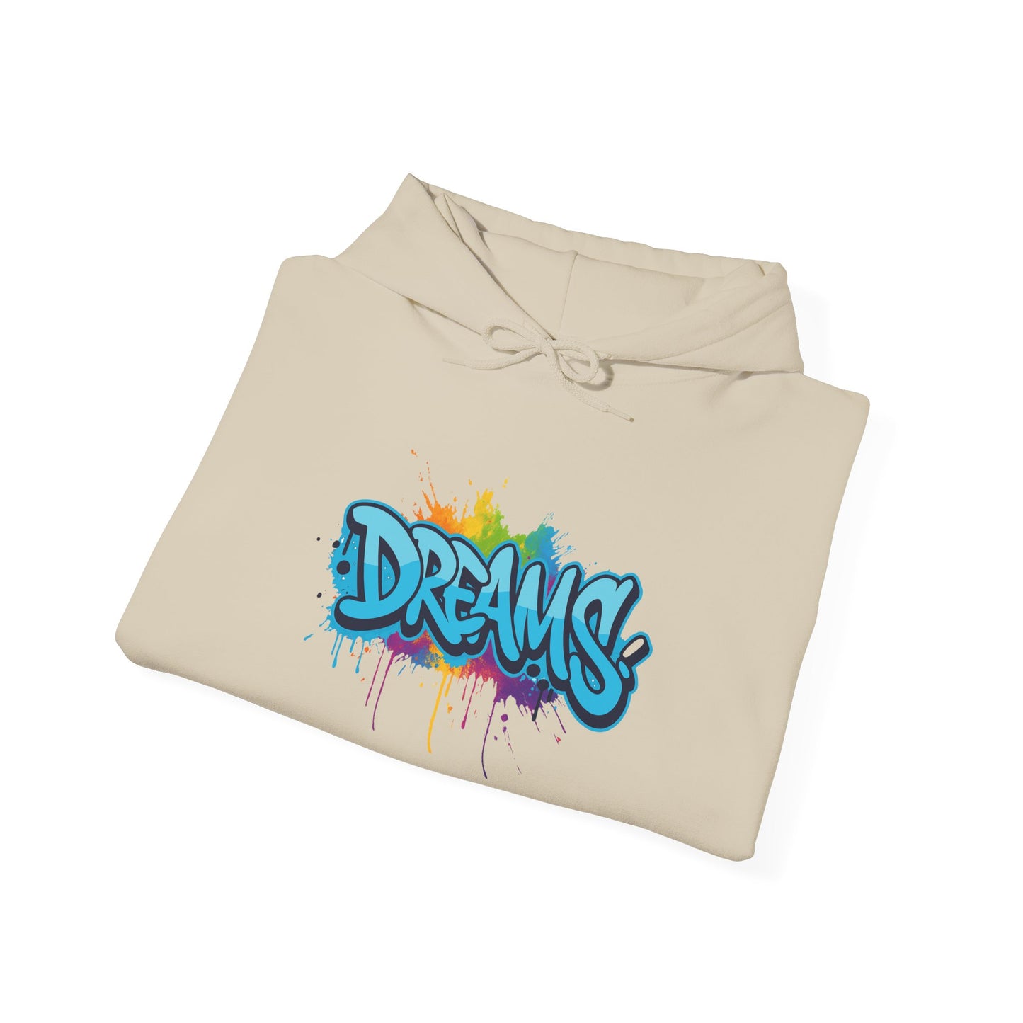DREAMS Graffiti Hoodie | Flow of Life & Trust the Process Manifestation Apparel