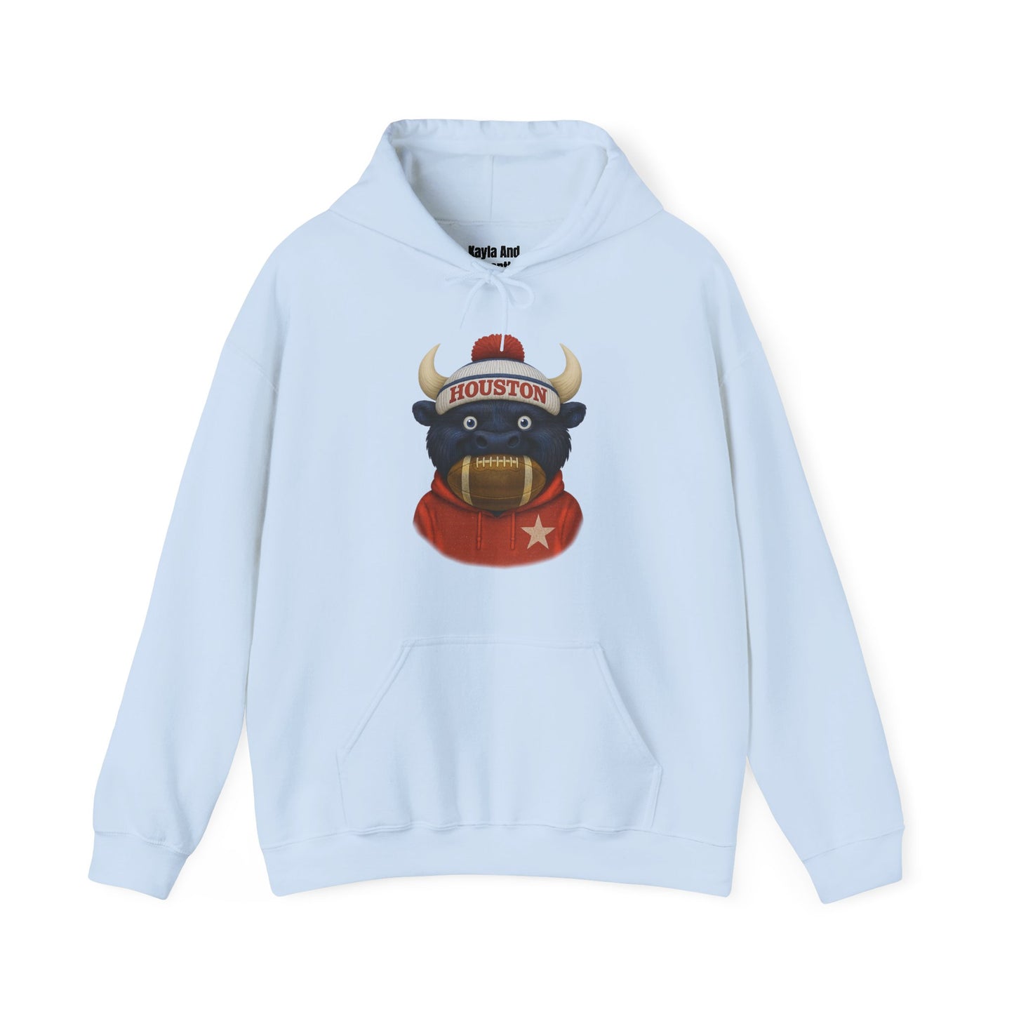 Houston Football Hoodie | Retro Vintage Design Sweatshirt For Sports Fans