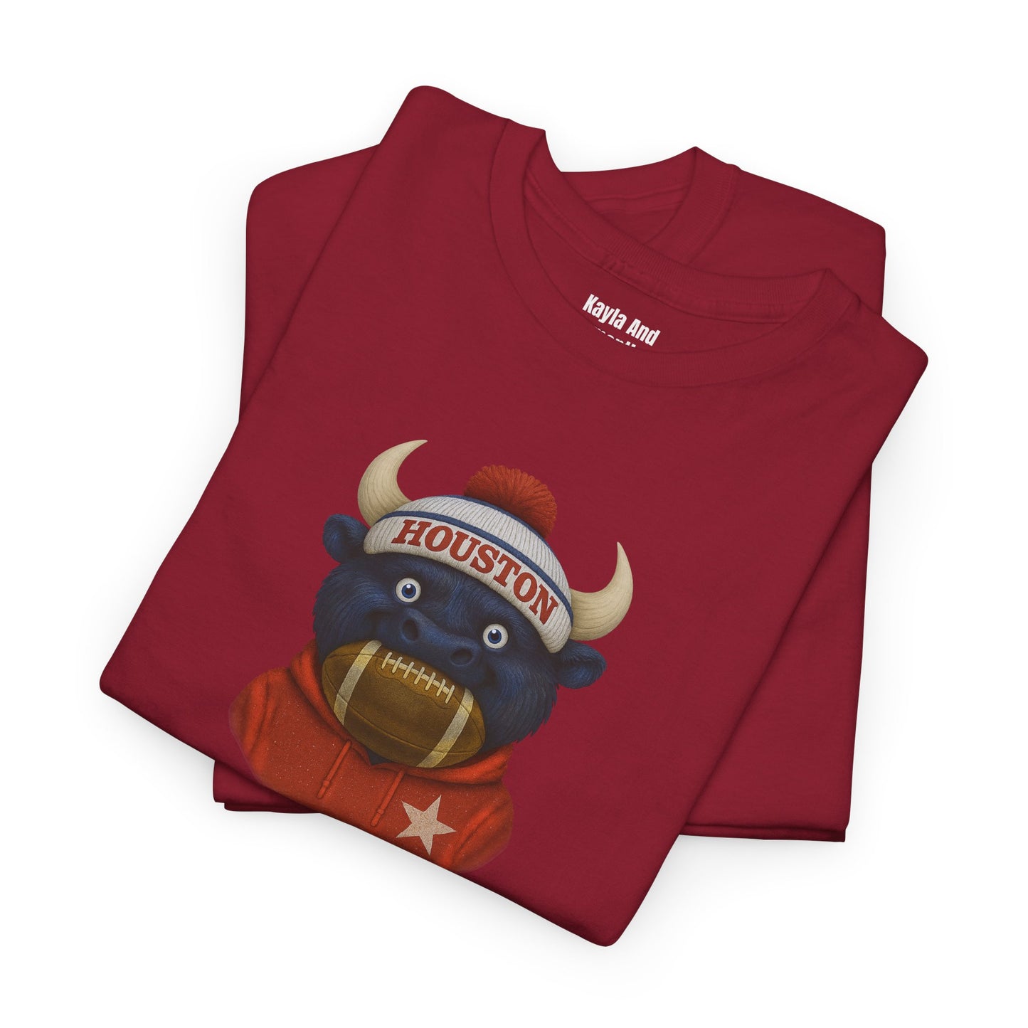 Houston Football T-Shirt | Retro Vintage Design Tee For Sports Fans