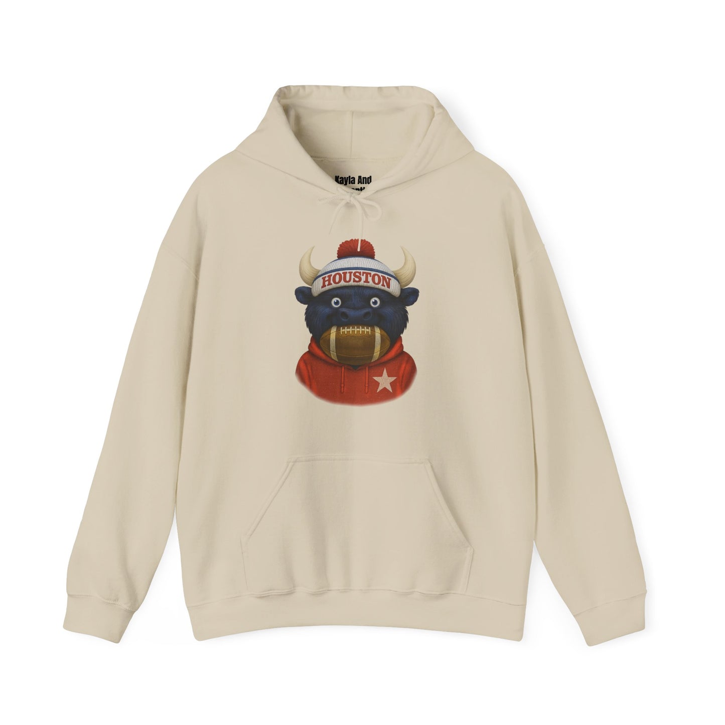 Houston Football Hoodie | Retro Vintage Design Sweatshirt For Sports Fans