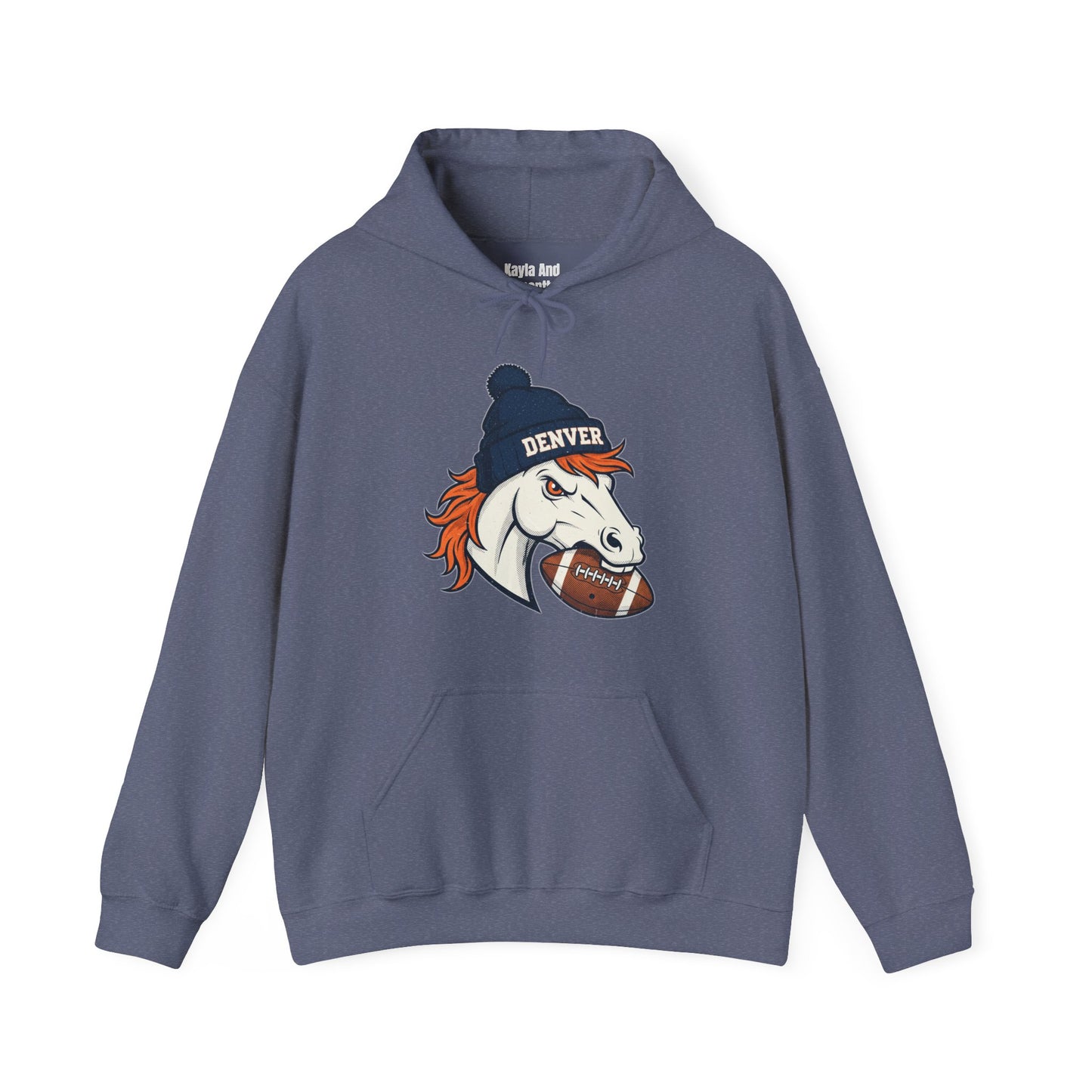 Denver Football Hoodie | Retro Vintage Design Sweatshirt For Sports Fans