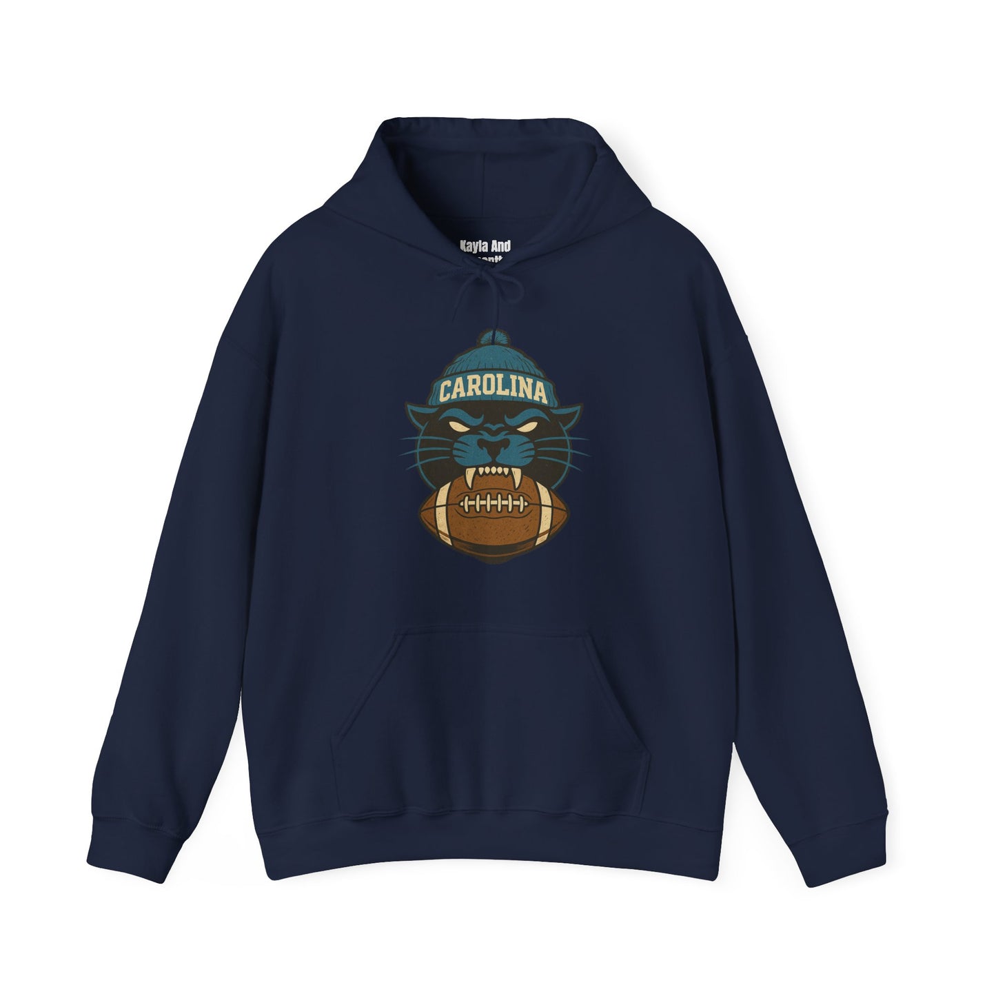 Carolina Football Hoodie | Retro Vintage Design Sweatshirt For Sports Fans