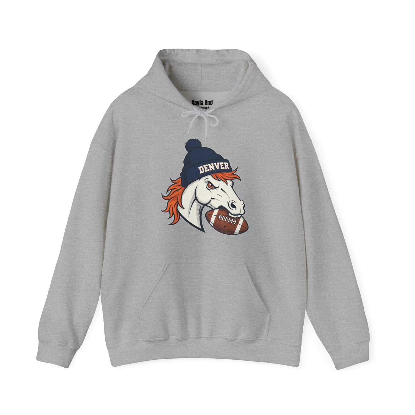 Denver Football Hoodie | Retro Vintage Design Sweatshirt For Sports Fans