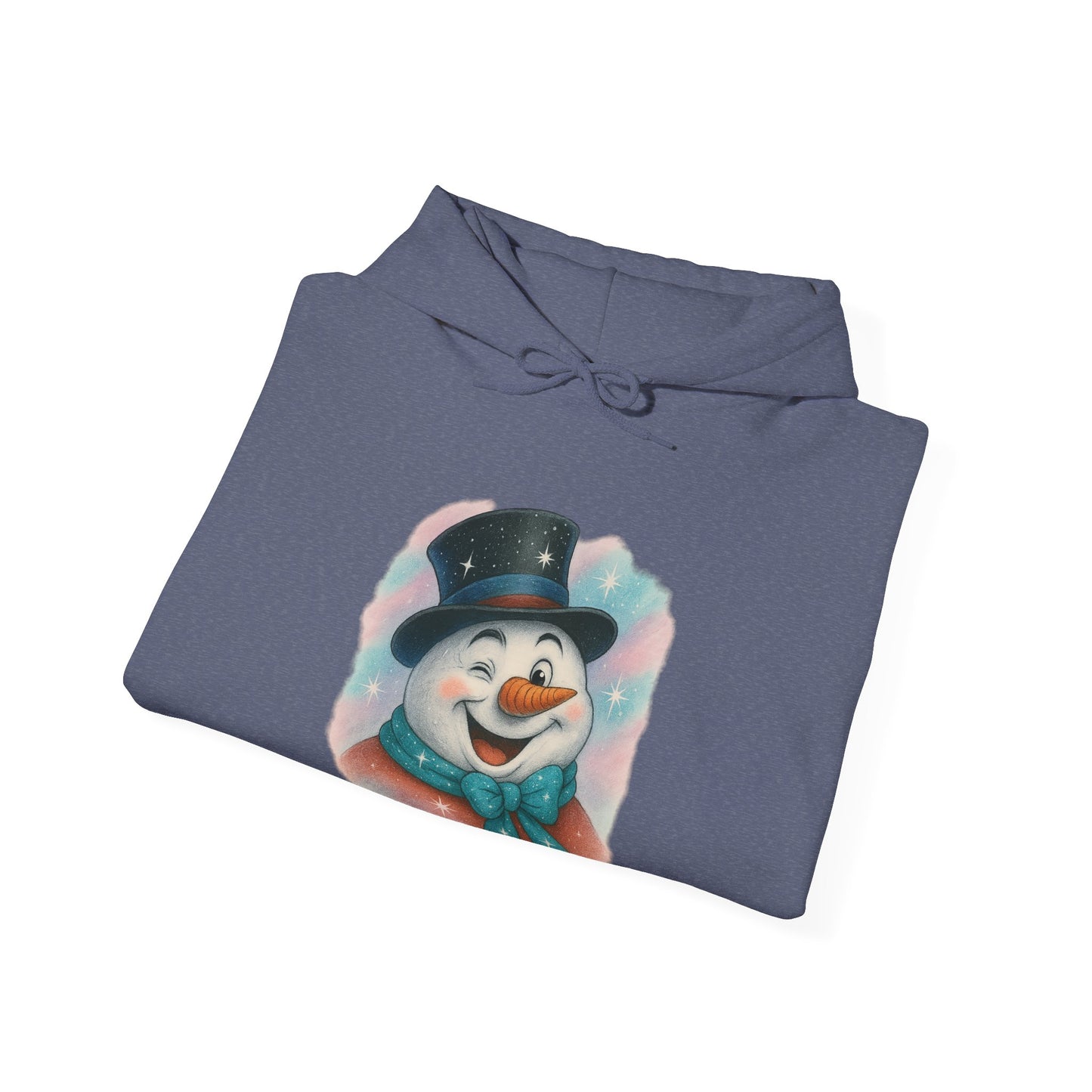 Winking Snowman Christmas Hoodie | Cute Holiday Sweater