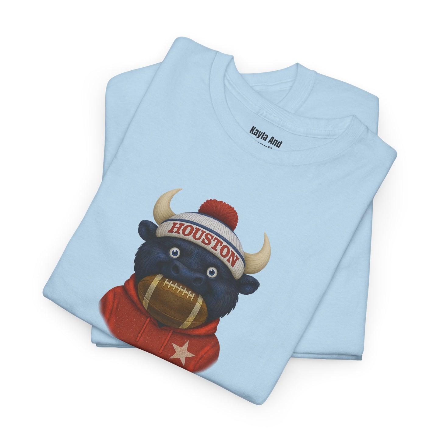 Houston Football T-Shirt | Retro Vintage Design Tee For Sports Fans